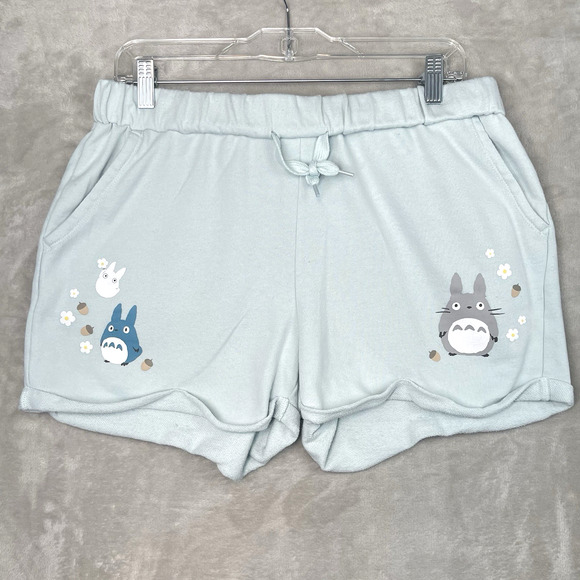 Hot Topic Pants - Studio Ghibli My Neighbor Totoro Hot Mint Lounge Shorts Her Universe Hot Topic L